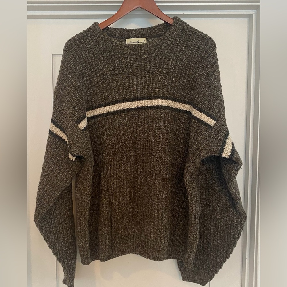 Eddie Bauer - Recycled Wool Crewneck Sweater (L)